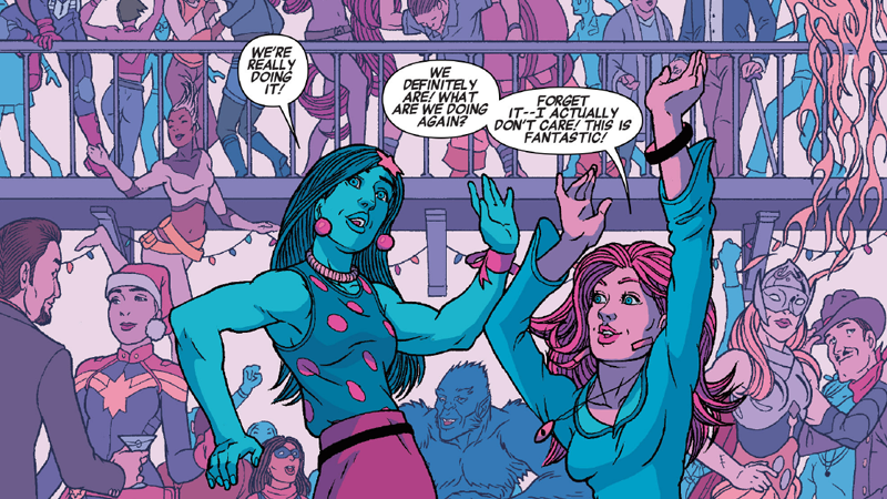 Illustration for article titled The Gwenpool Holiday Special Is A Marvel Christmas Done Right
